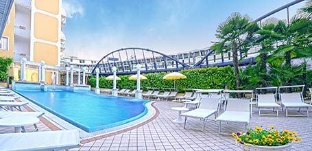 Piscina termale esterna Abano Terme